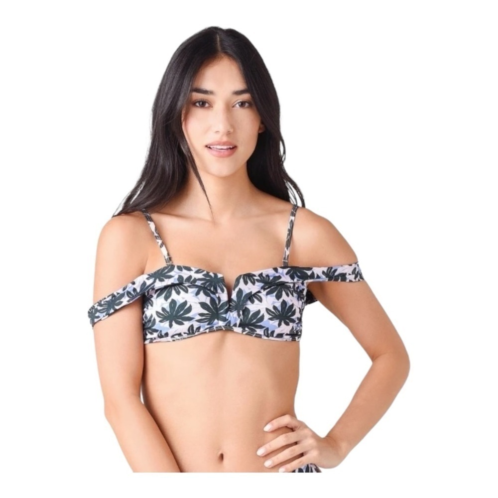 ALEXANDRA MIRO The Lola Bikini Top in Print D NWT